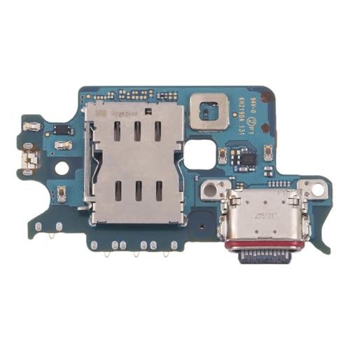 Zqxnt Placa de conector de base de carga USB para puerto de carga S22, piezas de reparación de transmisión fuerte