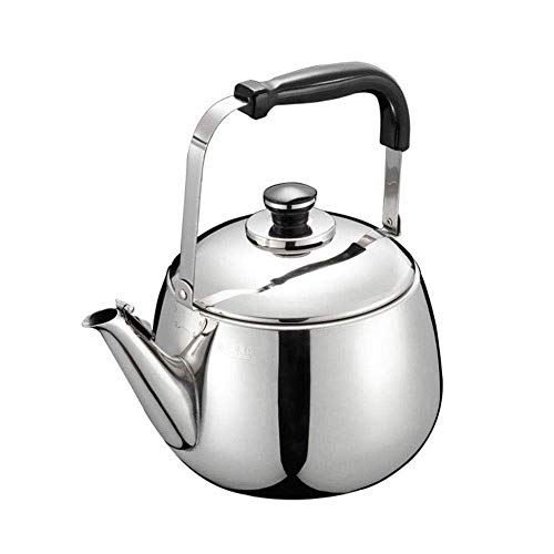 Pmodern Whistling Herdkessel, Teekanne, Edelstahl 304, Verbrühschutz, Induktionskochfelder, Gasherd 4L