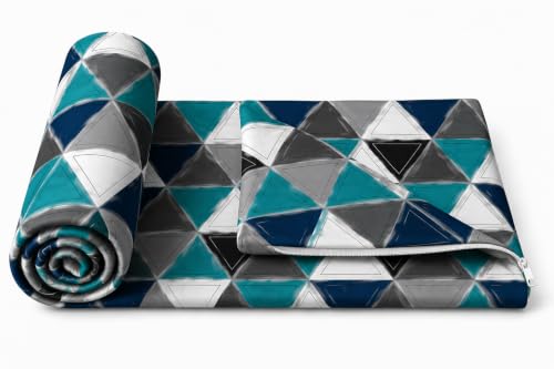 Image of Super Premium Quilt Cover Double Bed with Zipper Blanket Cover /rajai Cover /Comforter Cover /Duvet Cover King Size Soft Cotton Breathable Skin Friendly Stuff 90x100 Inches, Color- Black and Green