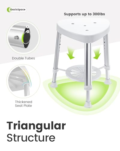 Oasisspace LBM-650289 Adjustable Corner Shower Stool thumb #3