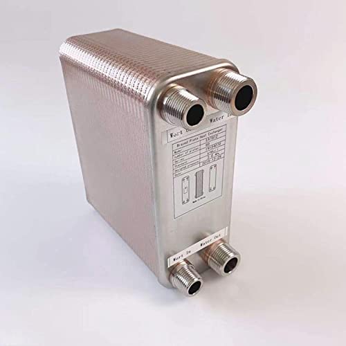 60 Plates Heat Exchanger Beer Wort Chiller Cooler 304 Stainless Steel For Home Brewing Beer #TOP5