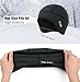 MELASA Fleece Lined Winter Cycling Beanie with Holes for Glasses - For Men, Women
