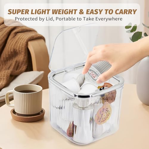 Famaster Coffee Pod Holder With Pop-Up Lid thumb #3