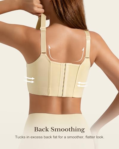 Brasier cómodo QDN de cobertura completa ideal para camisetas ajustadas 5