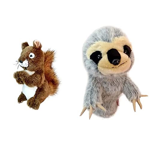 Daphne's Couvre-Bois Fantaisie Écureuil - Marron & Couvre-Club Fantaisie Singe-Sloth Gris Cover