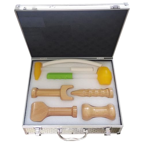 Set de martillos para quiropráctica de madera 4 piezas