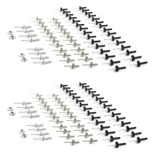 The ROP Shop | (Pack of 4 Complete Body Trim Rivet Kit for EZ-GO 10570G11, 10570G12 TXT Repair