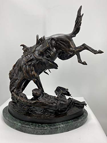 Estatua de bronce Wicked Pony tamaño regular miniatura 2