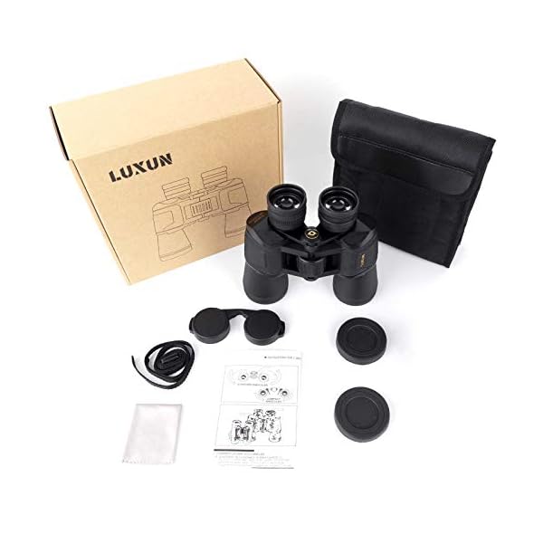 LUXUN 10x50 Fernglas für Erwachsene Kinder, HD Kompakte Fernglas mit BAK4 Prism, Klein High Power Fernglas für Outdoor… – Bild 7