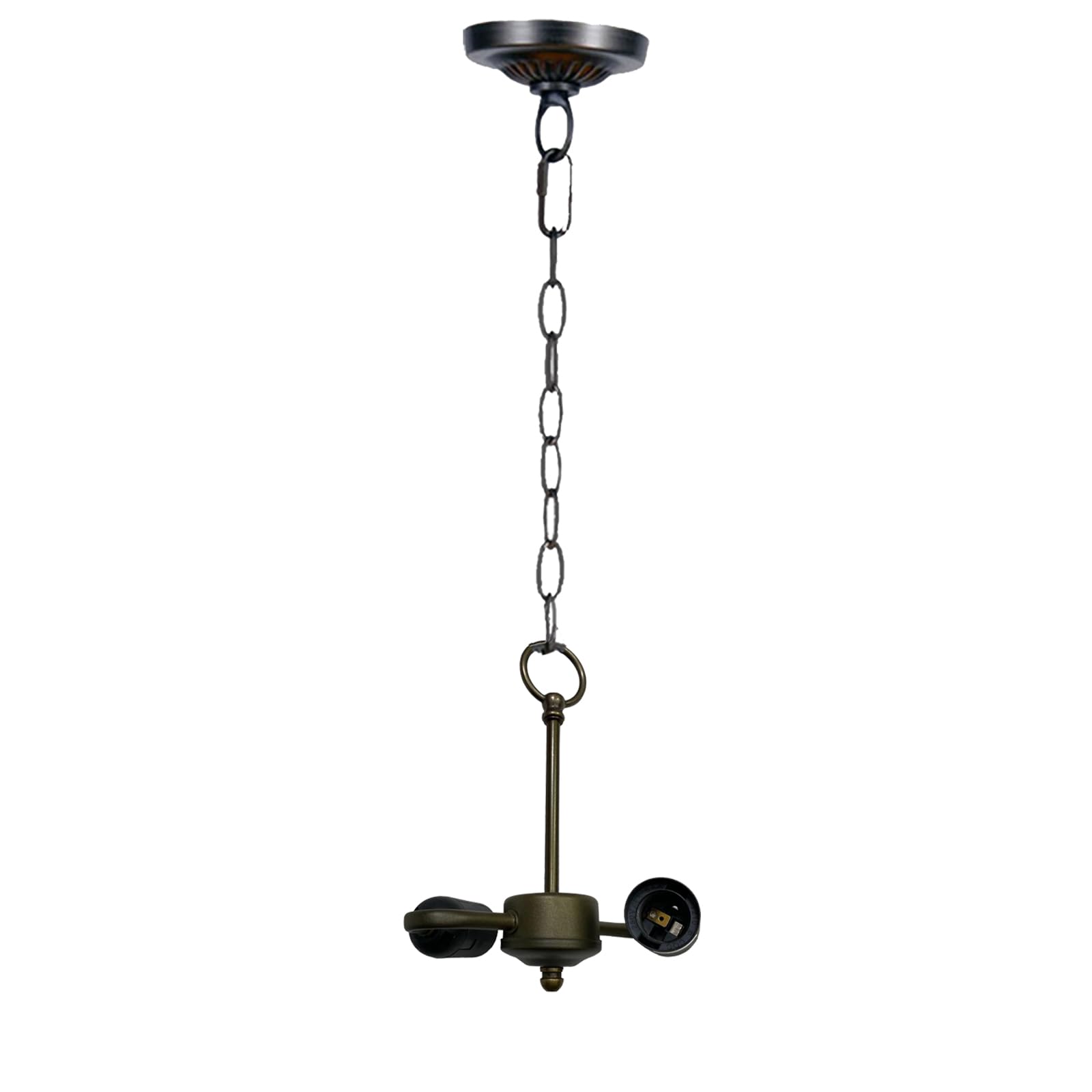 Auroh Pendant Lamp Base Tiffany Pendant Light Fitting For 16 Inch Stained Glass Lampshade