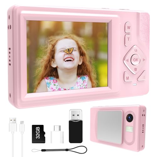 Appareil photo numérique 1080p portable anti-secousses doté d'un zoom 18x pour débutant