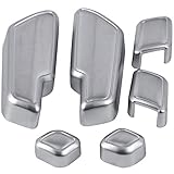 w212 chromleisten  TOOGOO 6 Stück Chrom Auto Türsitz Einstellen Tasten Schalter Für Mercedes-Benz E Klasse W204 W205 W212 W218 X204 X166 C E Glk Gl Ml CLS Gl