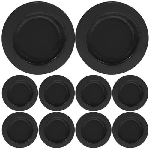 PHENOFICE 10pcs Box Piggy Bank Stoppers Rubber Plugs for Money Saving Box Easy Install Coin Cover Caps Suitable for Deposit Boxes and Plaster Figurines Double Inner