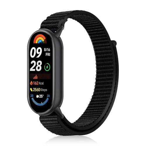 [RUIMAYA] �R���p�`�u�� Xiaomi Smart Band 10/9/8 �o���h�A�����R�l�N�^ �i�C�������[�v�}�W�b�N�e�[�v Mi Band 10/9/8 �����x���g ���i�K���� �ʋC�� �_�炩�� �ϋv�� �X�g���b�v �V���I�~ �X�}�[�g�o���h 1