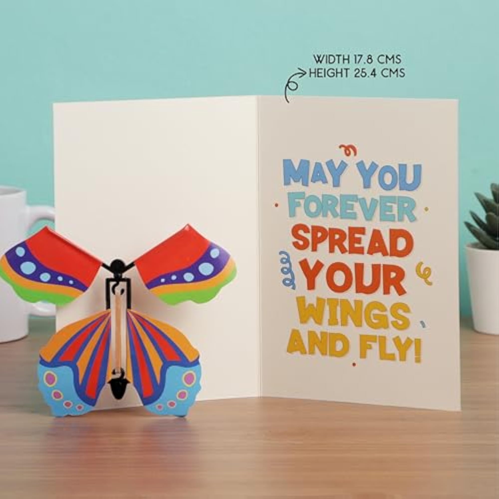 Birthday Butterfly Greeting Card, Funny & Romantic