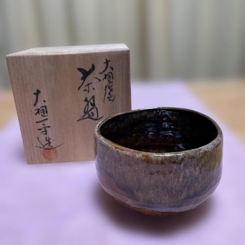 茶碗　『大樋焼　大樋茶碗』　大樋長楽堂　お茶道具　抹茶碗　茶道　共箱　工芸品 楽天市場】茶道具 大樋 茶碗の通販