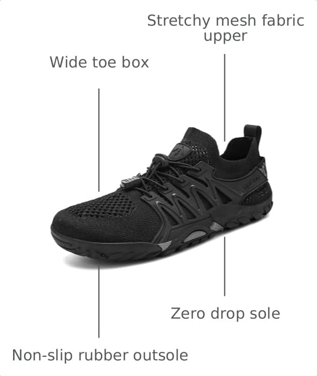 Image of Water Shoes Wide Toe Men Women Quick Drying Swim Beach Aqua Shoes for Water Sport Diving Hiking Sailing Travel