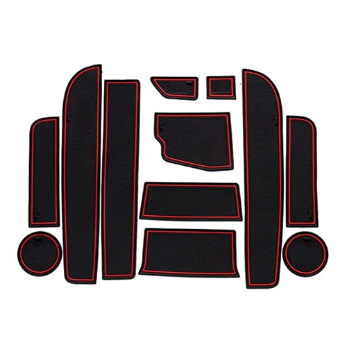 Tapis de fente de porte rouge pour Série 5 2014 2015