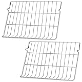 Upgraded MHL63411403 Oven Rack Replacement 24.6 x 16.2 304 Stainless Steel Range Shelf Compatible with LG Stove LDG4313ST LREL6323S Replaces MHL63411401 MHL63411402 MHL62112101, 2 Pack