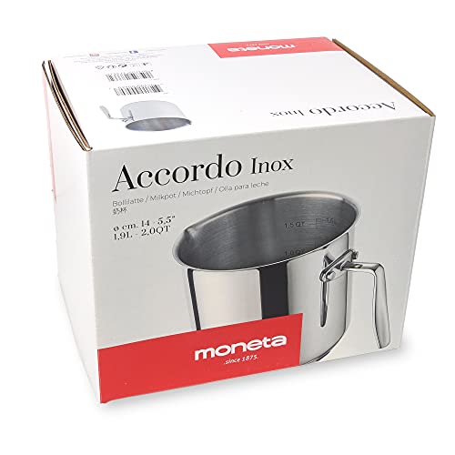 Cazo de inducción resistente Moneta de acero inoxidable de 14 cm 5