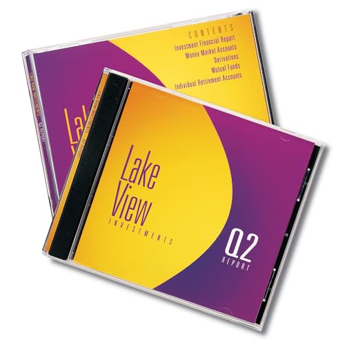 Image of Avery Printable CD Jewel Case Inserts, Matte White, Laser & Inkjet Printer Compatible, 20 Standard and Slimline Inserts, Ideal for CDs, DVDs, Presentations, Portfolios, and More (8693)