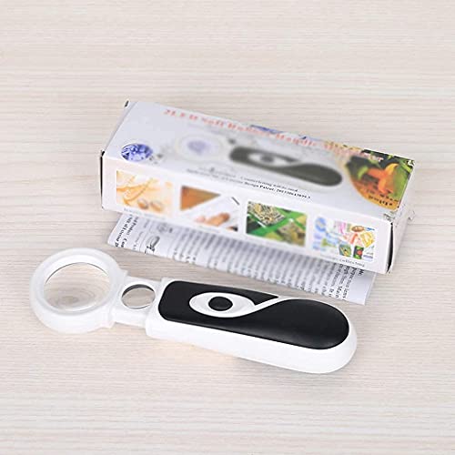Loupe de lecture LED haute définition optique en verre 8X et 20X