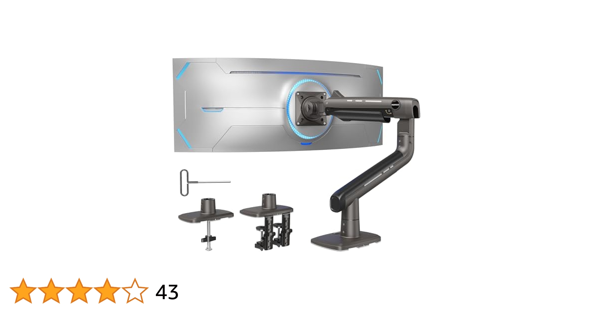 HUANUO モニターアーム 17-49インチ対応 41G3cfijgtL.jpg_BO30,255,255,