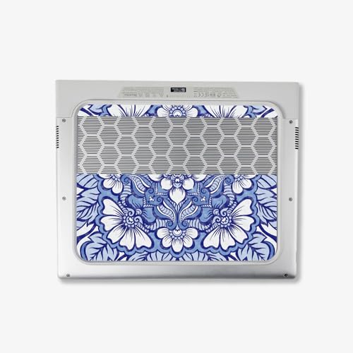 Image of MightySkins Carbon Fiber Skin Compatible With Alienware X14 R2 (2023) Full Wrap Kit - Flower Mandala | Protective Durable Textured Carbon Fiber Finish | Easy To Apply & Change Styles | Made in the USA
