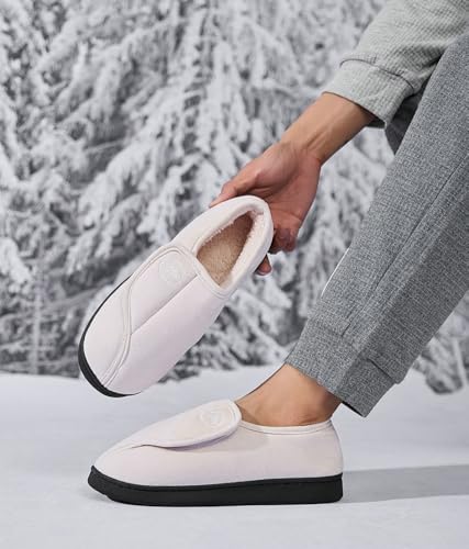 Winter Plush Slipper for Women Men Memory Foam Fleece Lined Slippers Warm Fluffy House Shoes Closed Toe Non Slip Shoes 20252