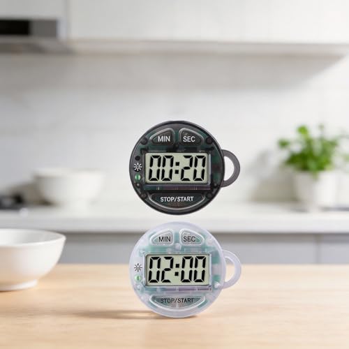 Minuterie numérique magnétique pour cuisine et étude avec grand écran LED