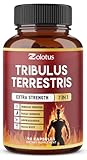Zolotus Tribulus Terrestris, 8650mg Per Capsule, High Potency with Ashwagndha, Panax Ginseng, Saw Palmetto, Maca, Shilajit. Boost Energy, Mood, Stamina & Performance, for Men & Women, 3 Months Supply.