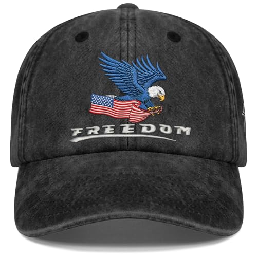 American USA Hat Embroidered United States Flag 4th of July Hat Baseball Freedom