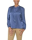 Joe & Bella Women's Adaptive Shirt with Magnetic Closure | Adaptive Clothing for Women, Slate Blue, 2X-Large