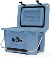 Vista 35 de Grizzly 20 Cooler Cofre de hielo de 20 cuartos de galón duradero con aislamiento rotomoldeado Fabricado en Estados Unidos Garantía de por vida