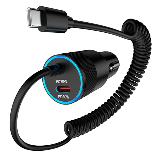 iPhone 16 VK[\Pbg usb-C 60WVK[\Pbg USB C*2 }[d  [d PD30W*2 12V-24VVK[\Pbg J[`[W[ J[pi iPhone16 Pro Max Plus iPad Android Ga