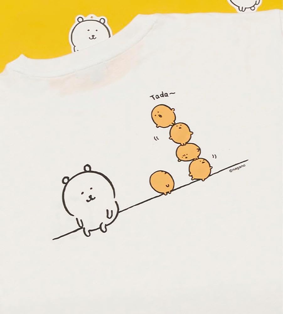 Amazon.co.jp: 韓国 ナガノ 自分ツッコミくま Tシャツ コラボ