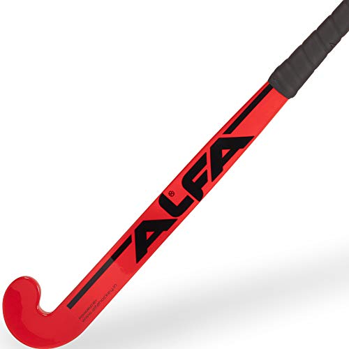 Image of A L F A Y30 Limited Edition Composite Hockey Stick with Stick Bag (RED, 37 INCHES)