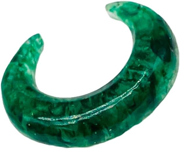 Uni Craft Natural Green Aventurine Gemstone Naga Body Piercing Handmade Jewelry Gauges, Customized Sizes