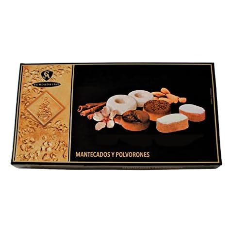 Surtido de Mantecados y Polvorones from Spain 600g - Original Spanish Biscuits & Christmas Confectionary Gifts Box Cover