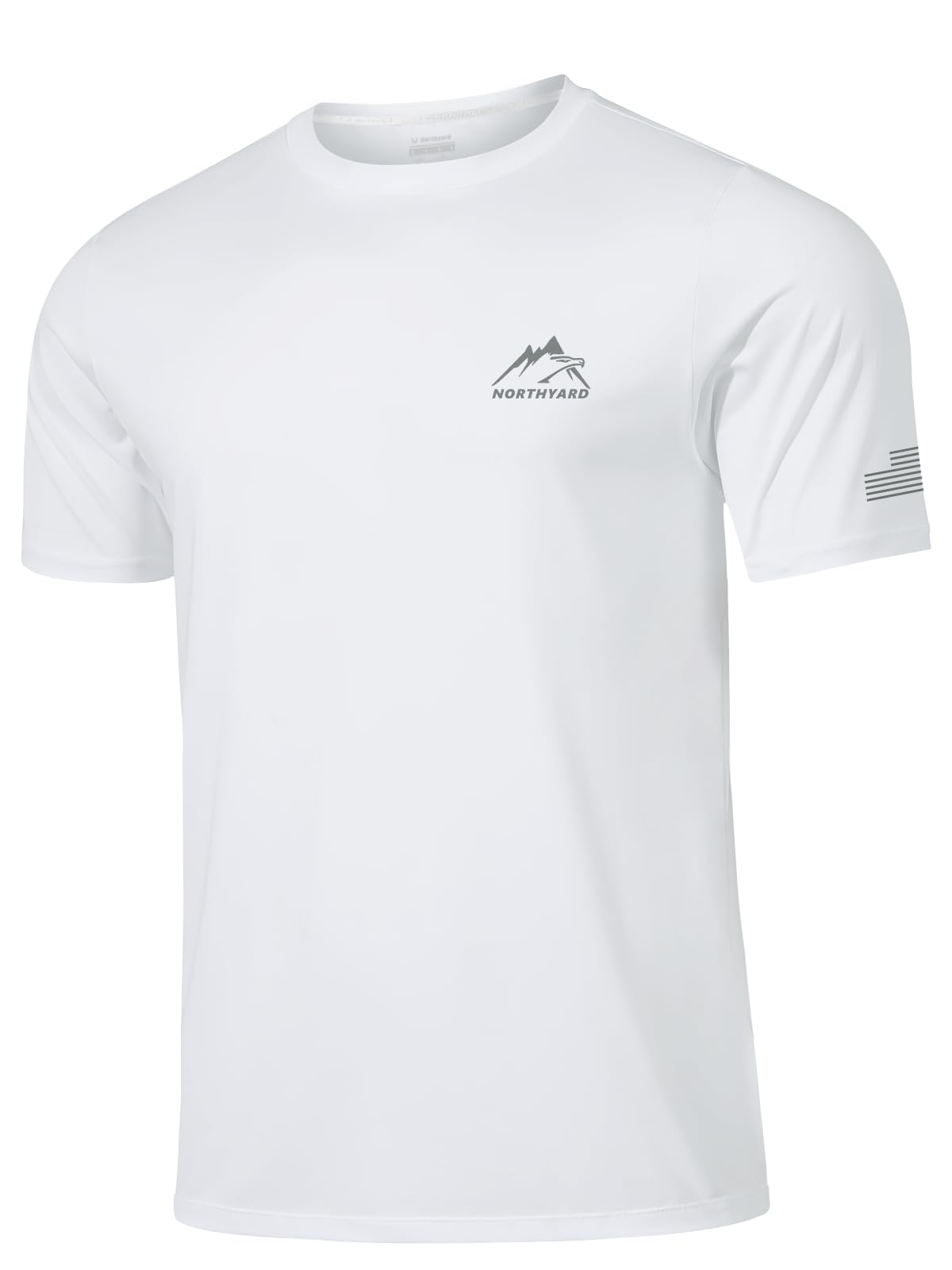 Men's Workout Swim Shirts Sun Protection Rash Guard Short Sleeve