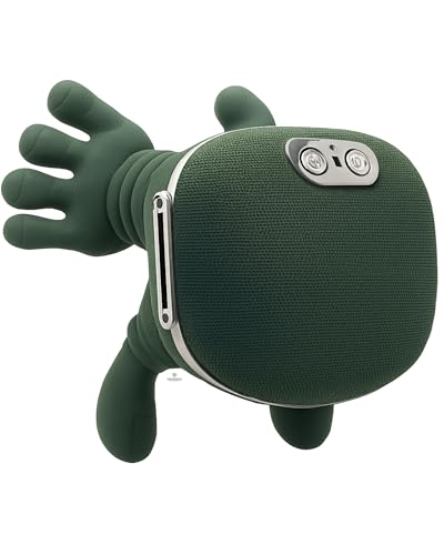 Image of Bionic Heated Massager, Electric Deep Tissue 4D Kneading Massage, Wireless Portable Shiatsu Neck and Back Massager, Simulated Human Hand Design for Pain Relief and Muscle Relax (Green)