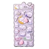 Texture en relief 3D : Ces autocollants puff 3D présentent une texture en relief vibrante qui améliore l'attrait visuel. Ils sont parfaits pour décorer vos articles de papeterie et appareils électroniques avec un design humoristique et mignon en forme de fesses de cartoon moelleuses. Ils ajoutent une touche amusante à l'usage quotidien et personnalisent vos affaires avec charme à l'école ou au bureau.