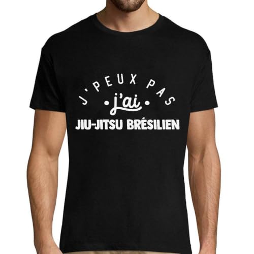 T-shirt Jiu-Jitsu Brésilien homme en coton premium pour éviter la déformation au lavage