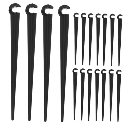 Abaodam 50Piezas Estacas por Soporte De Manguera De Estacas De Fijación para Jardín Compatible Automático Estable y Resistente