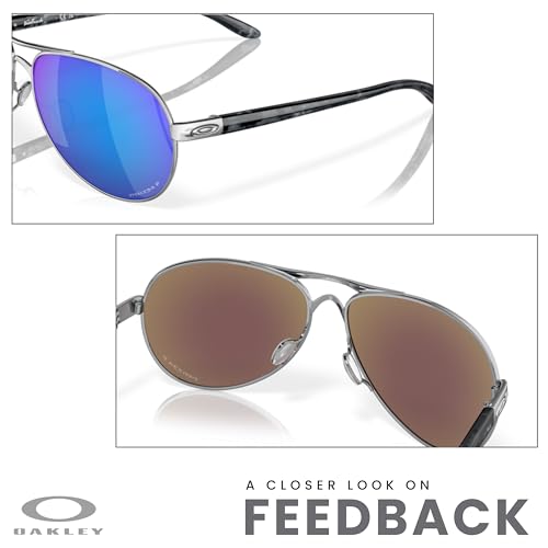 OAKLEY Feedback OO4079 Sunglasses For WoMen+ Bundle Accessory Leash Kit, Microfiber Pouch 6