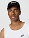 Nike Club Unstructured Swoosh Cap, Black/Black, Small/Medium