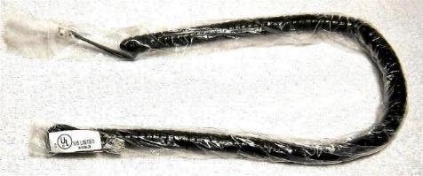 Handset Cord 12 Ft Black Heavy Duty New in a Factory Sealed Bag