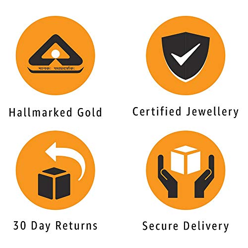 P.C. Chandra Jewellers 22k (916) Yellow Gold Necklace for Women - 9.29