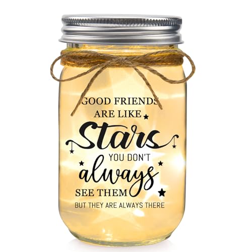 COZITED Starlight Mason Jar Night Light