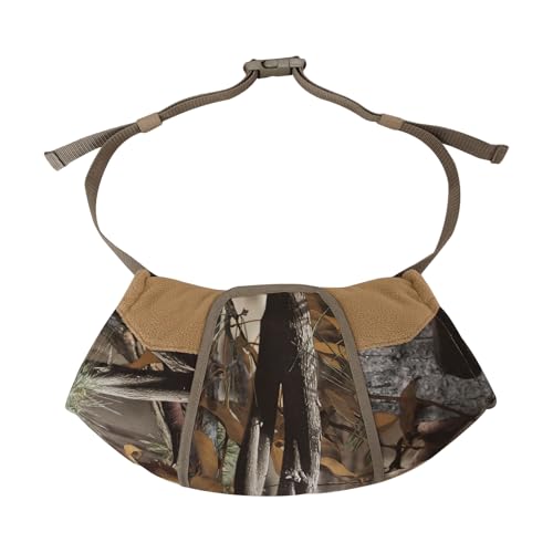 Orejera de forro polar de pintura, tela gruesa aislada, diseño de empalme más cálido, bolsillos de almacenamiento, protector de manos para clima frío, accesorio de caza reforzado con balancines
